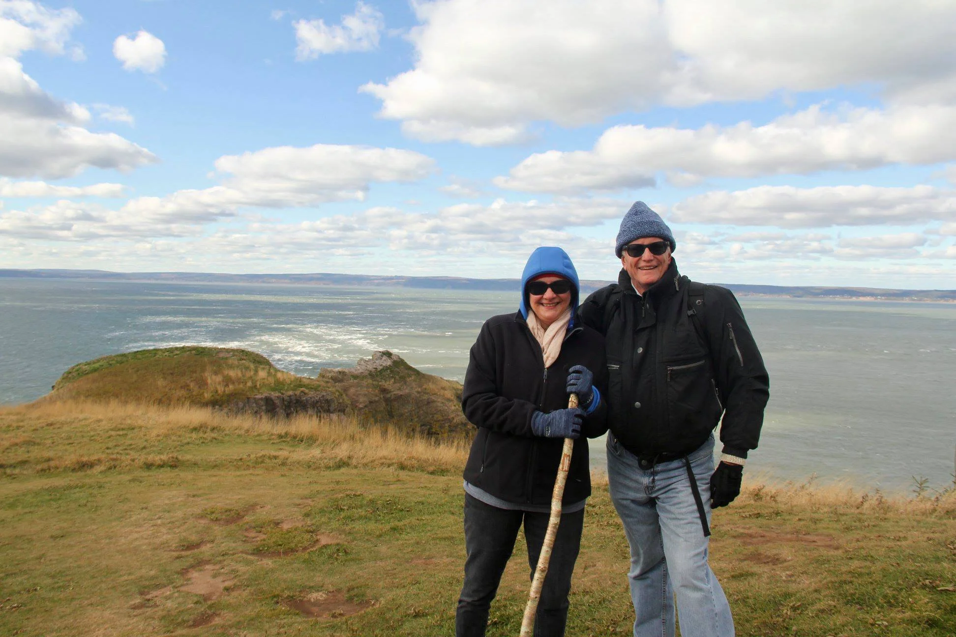 Overlooking the Bay of Fundy at Cape Split