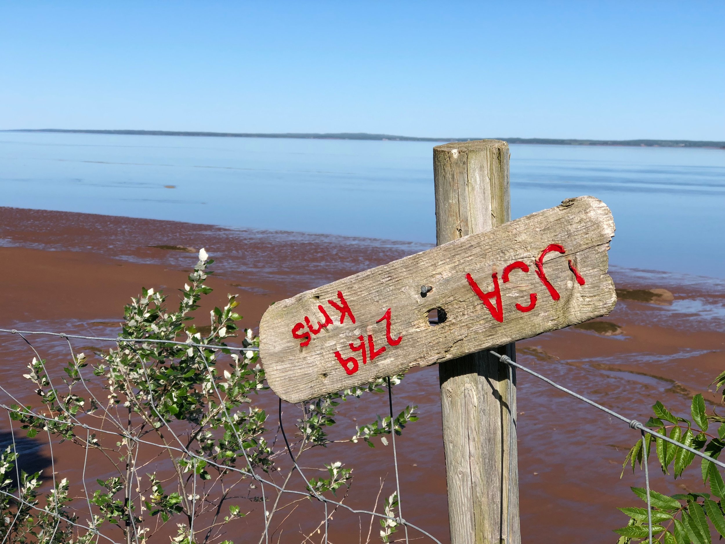 Kingsport Beach on the shores of the Minas Basin, Nova Scotia