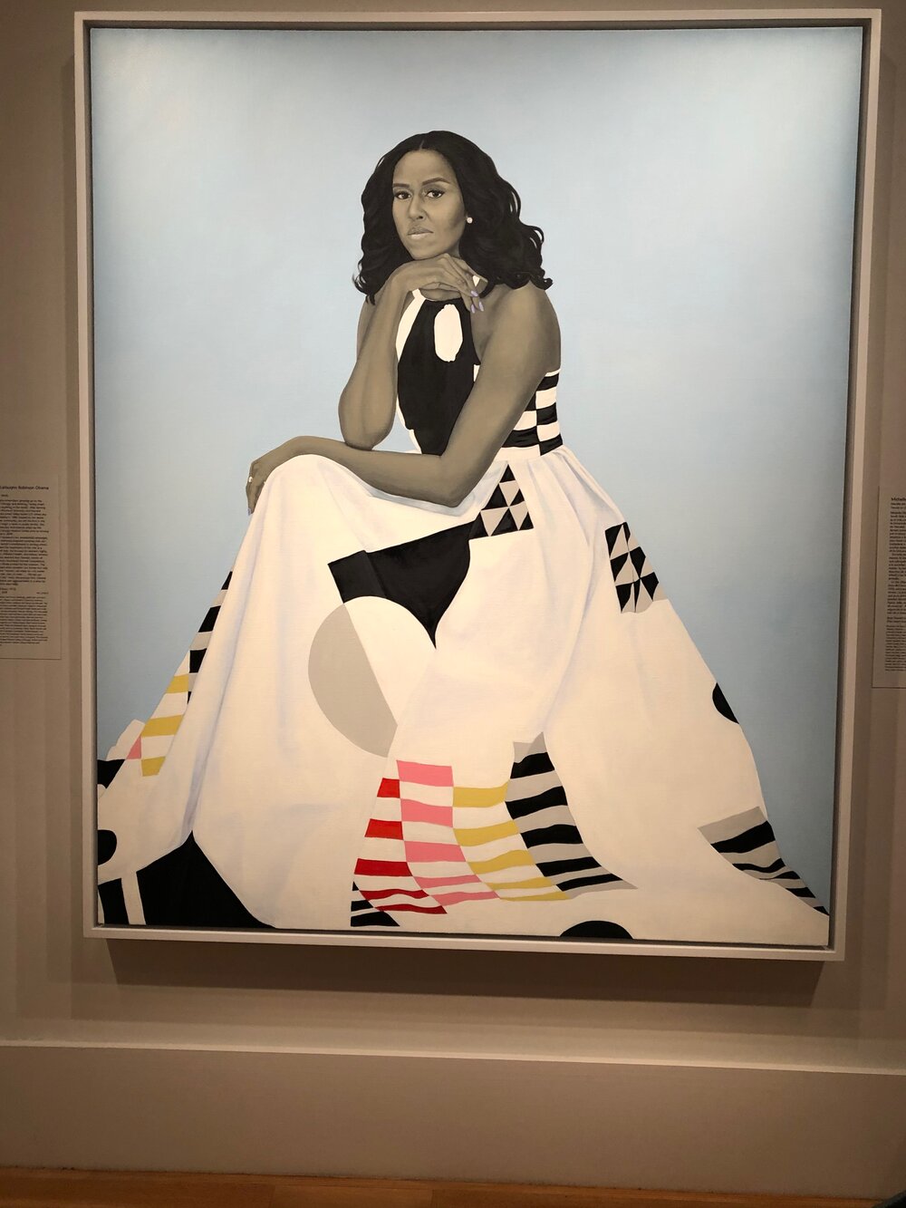 Michelle Obama at the National Portrait Gallery