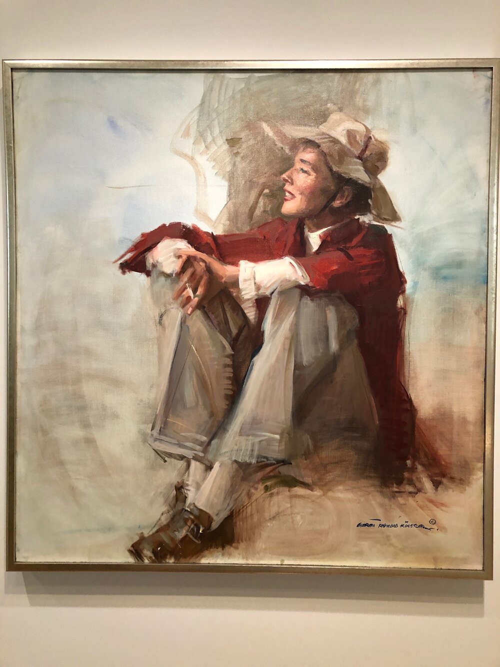 Katherine Hepburn at the National Portrait Gallery