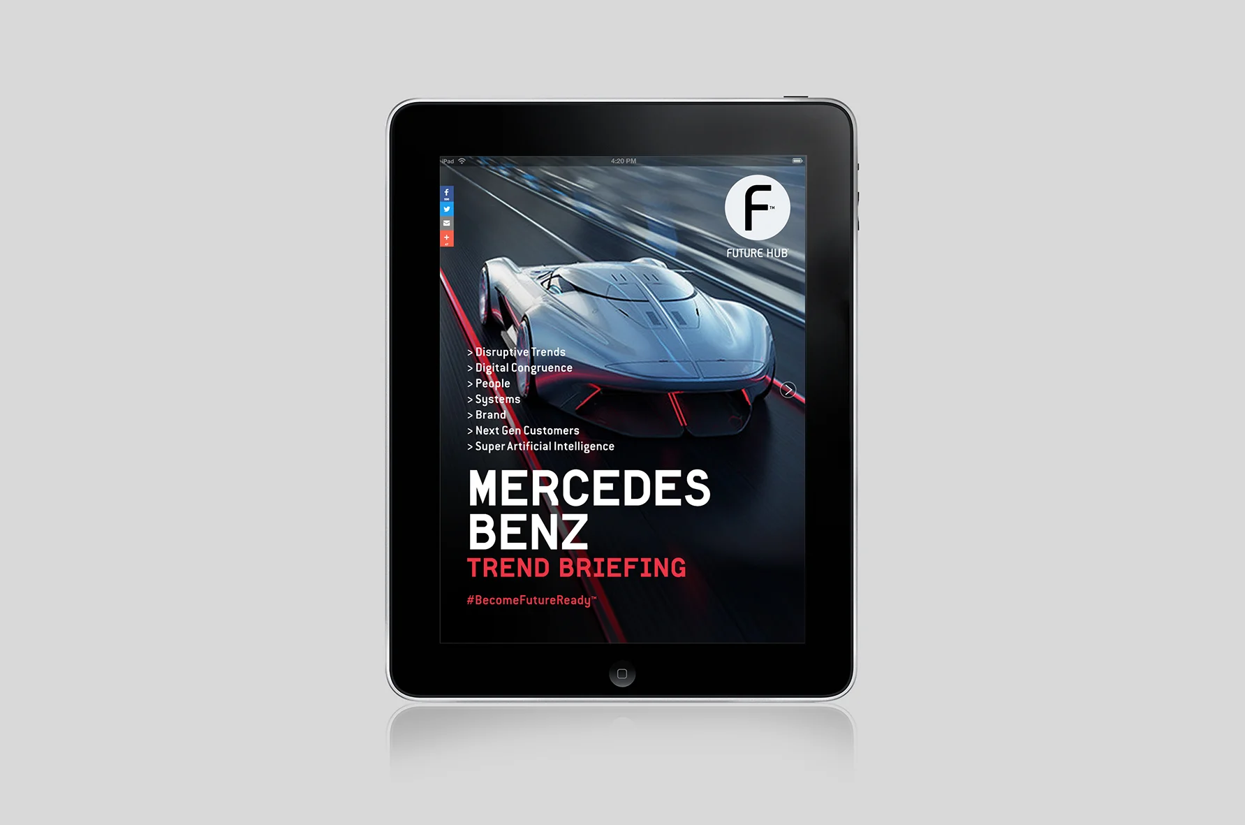 Mercedes Benz UK - Digital Trend Briefing Platform.