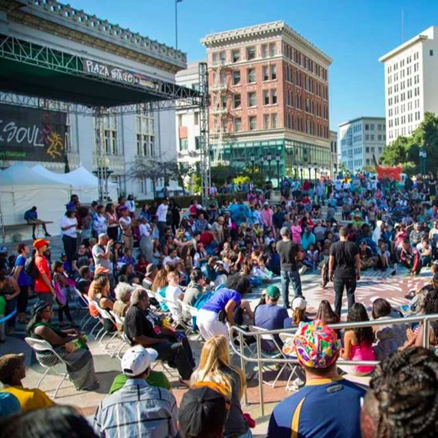 Happy Labor Day Art + Soul fans! We so enjoyed celebrating with you at our 19th Annual festival in July and look forward to seeing you again next year. Meanwhile, we hope you are enjoying a wonderful holiday weekend filled with joy and fun. @oaklandroots_sc kicked off their first season of professional soccer yesterday at Laney College. @Hieroday expanded to three days this weekend, and of course, no matter what's in store, EVERY day is a great day in here in #Oakland.