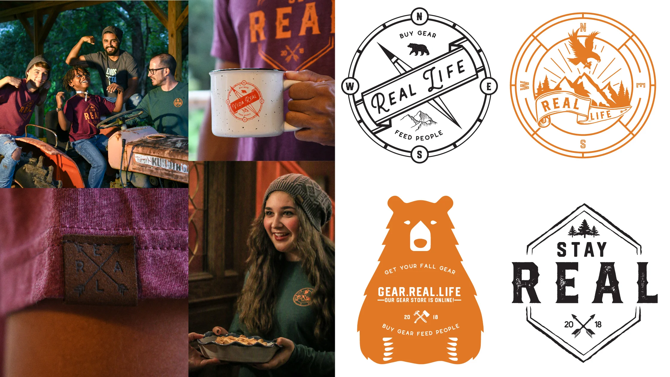  This Fall line of merchandise included the softest tees, long-sleeved shirts and beanies - all branded with a R-E-A-L leather tag. Campfire style mugs completed the Fall merchandise.  
