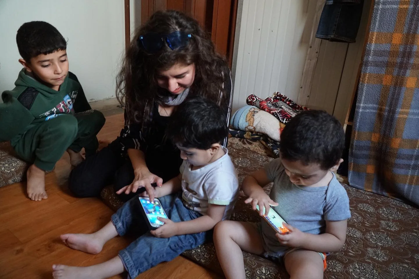 September 2018 &ndash; Zaatari Refugee Camp in Jordan near the Syrian border. 

I found these photos of me in Zaatari in 2018 when I was working on an assignment about an educational phone app for children that could be used in the camps without wifi