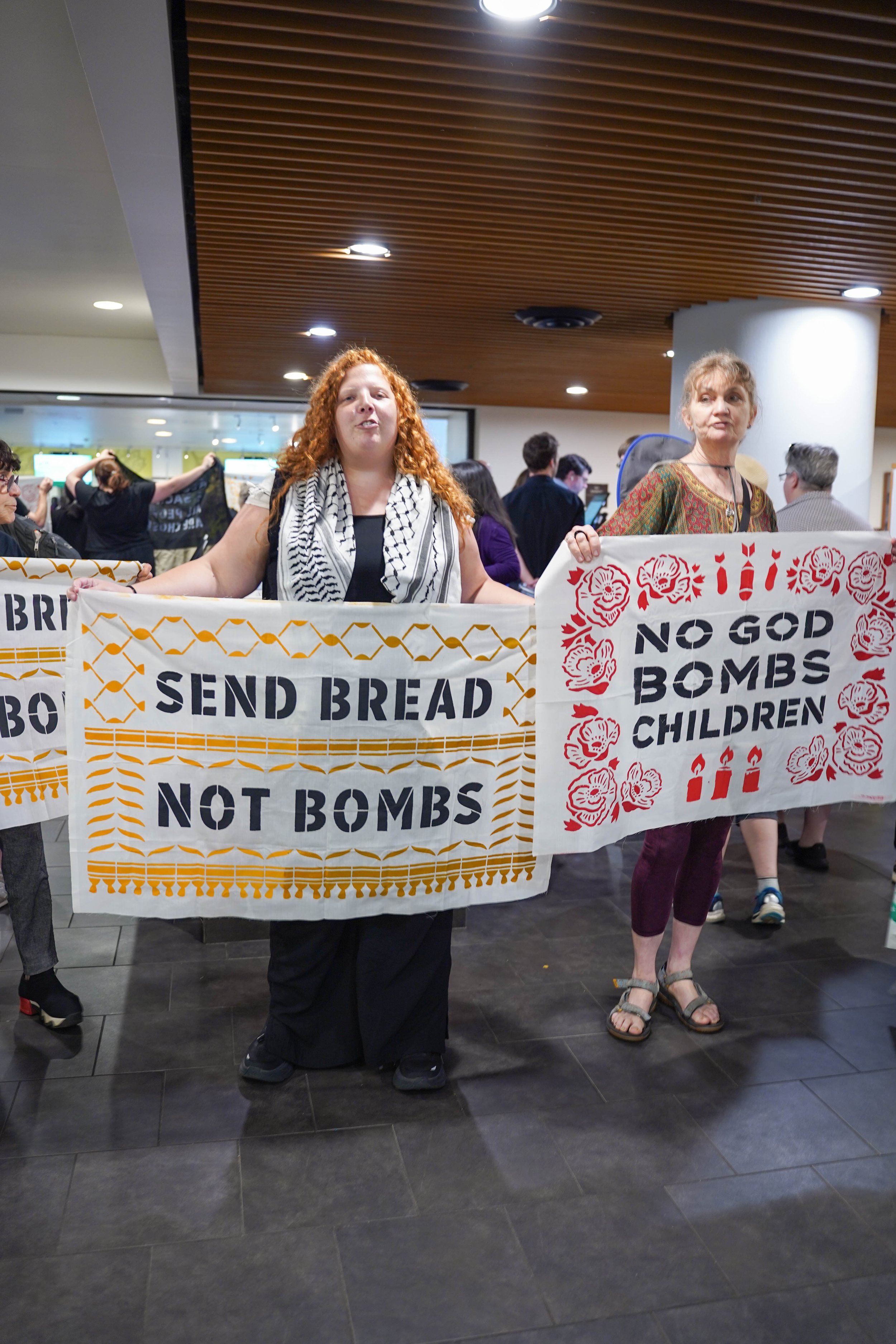 Dirksen cafeteria protest 7-01-2025 - 1.jpg