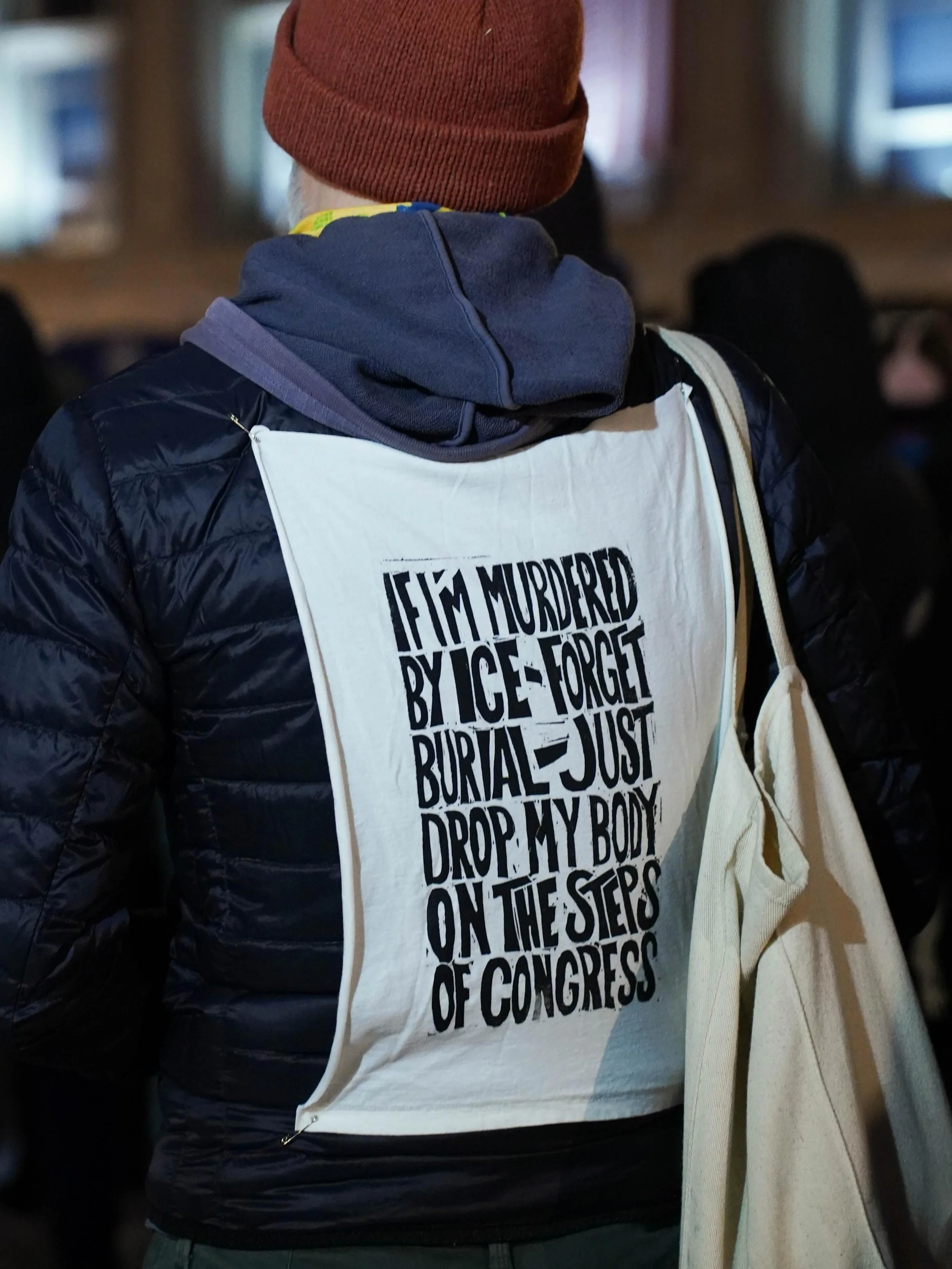 One of my favorite things I photographed at the vigil for Alex Pretti in DC back in January was this jacket. It&rsquo;s a reference to the famous jacket worn by artist/activist David Wojnarowicz at an @actupny protest in October 1988 &ndash; when act