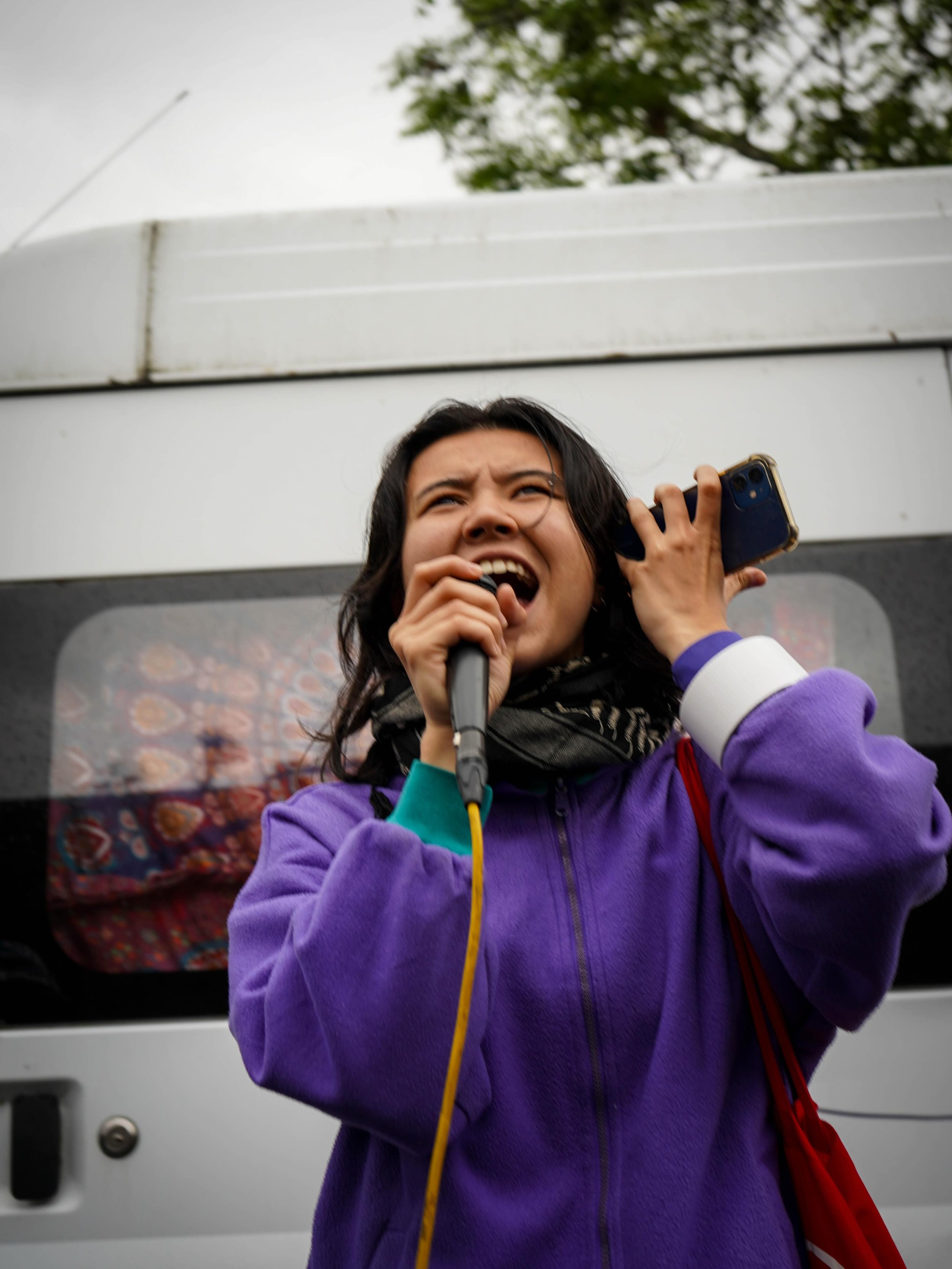 HM Prison in Bristol. June 7, 2026.

A solidarity demonstration was held outside the prison where Lewie of the Brize Norton 6 and Filton 25 is being imprisoned. Drums, megaphones, pot banging, long flagpoles and puppets were used to show solidarity o