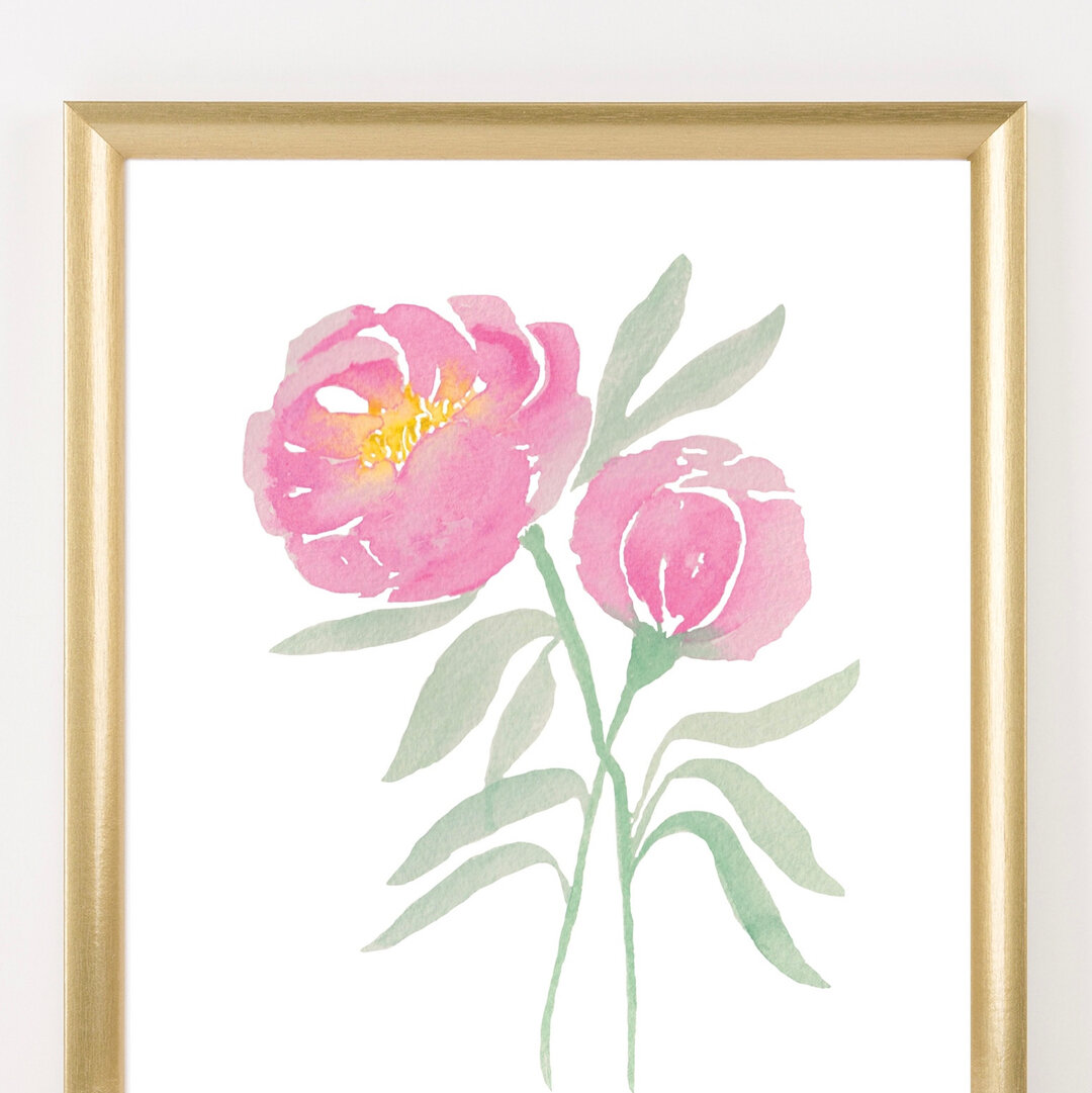 Peonies are my favourite flowers. What is yours?​​​​​​​​​
Shop my art prints on my website 💕