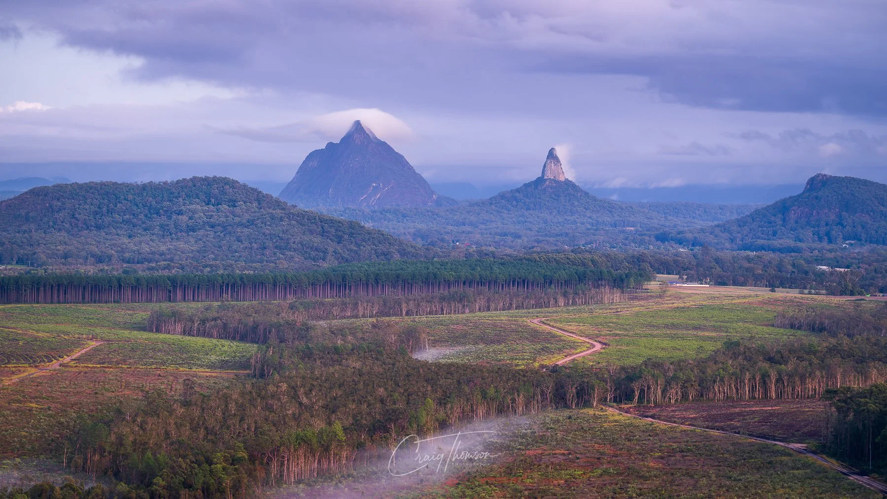 Beerwah and Coonowrin