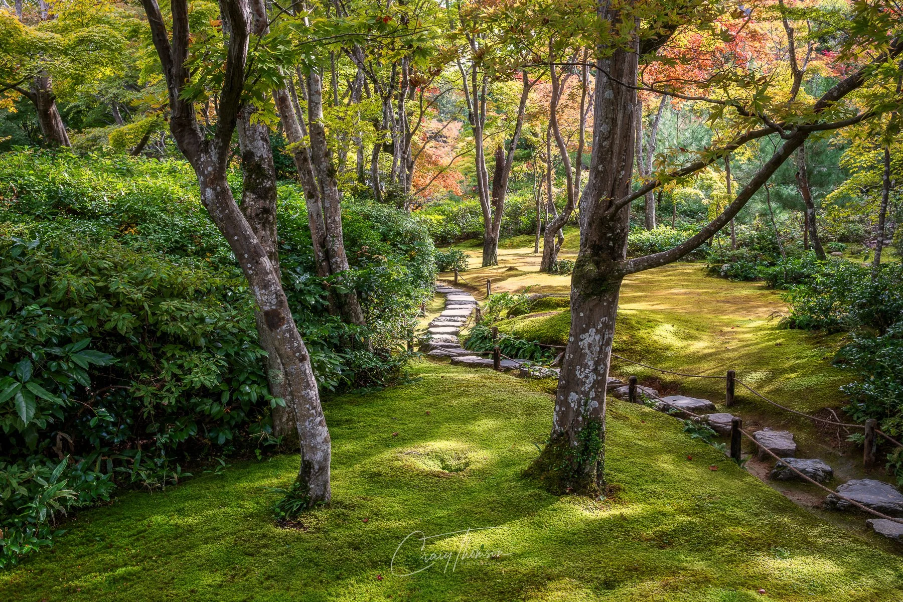 Okochi Sanso Stone Path