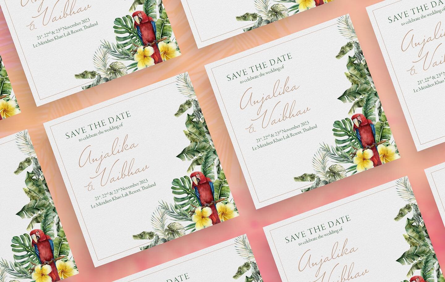 Studio Giraffe designed a collection of wedding materials including save the date cards, invitations and envelopes.

#graphicdesign #events #design #wedding #stationery #eventdesign #illustration