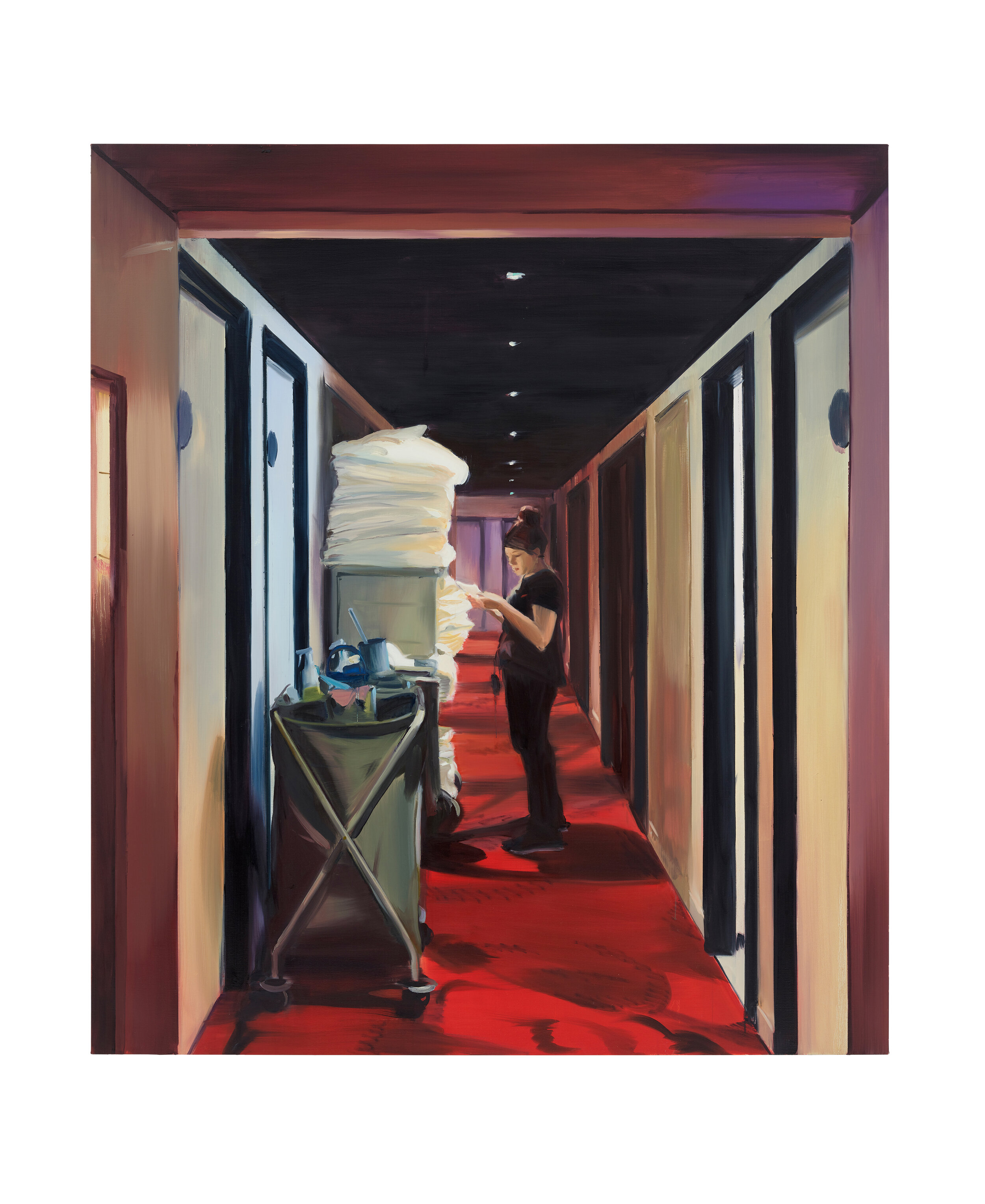  Caroline Walker,  Corridor, Outside Room 535  (2018) 