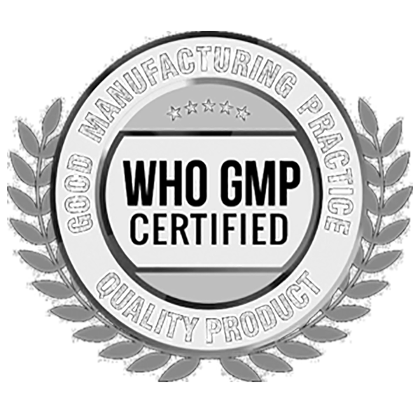 WHO- GMP Certification Logo