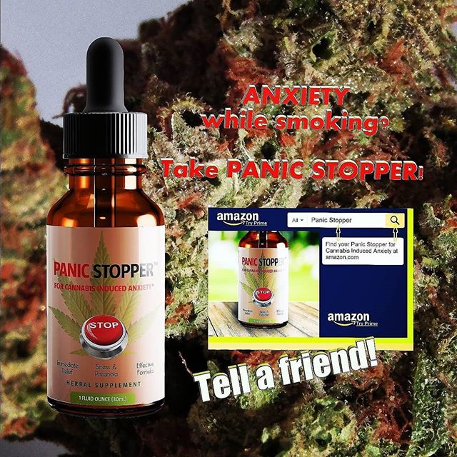 Panic Stopper for Cannabis Induced Anxiety is now available on AMAZON.COM,  just type &quot;panic stopper&quot; in the search line!