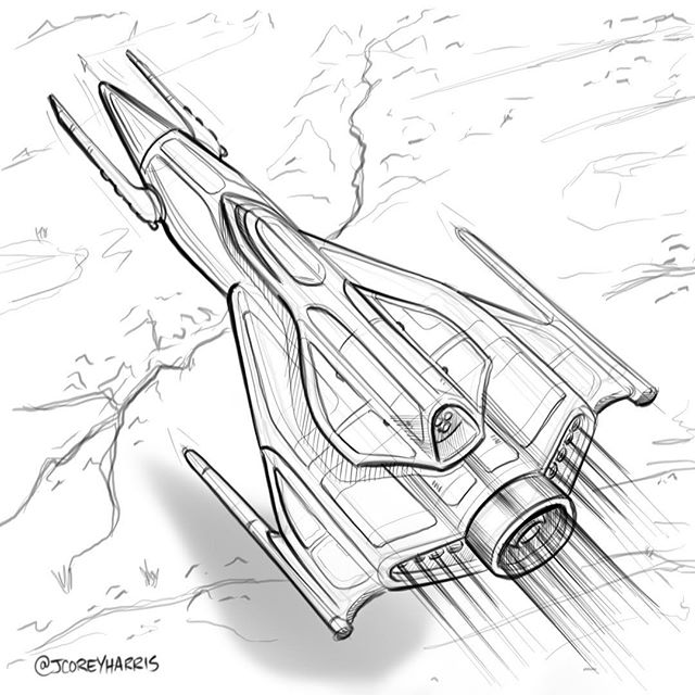 24/31 - Rocket. @advdessketch #adsinktober #inktober #inktober2018 #sketchaday #sketchbook #sketching #sketch #drawing #doodle #scribble #instaart #instasketch #idsketching #productsketching #designsketch #id #industrialdesign #productdesign #digital