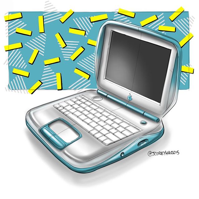 I was challenged by the talented @msaninm Heres my take on a 90s iMac Laptop for #sketchfreshcypher. //
TOPIC: 90s Laptop //
RULES
//
&bull; Must sketch around topic
&bull; Must tag 5 new challengers &bull; Must listen to the TWS to vibe out
&bull; U