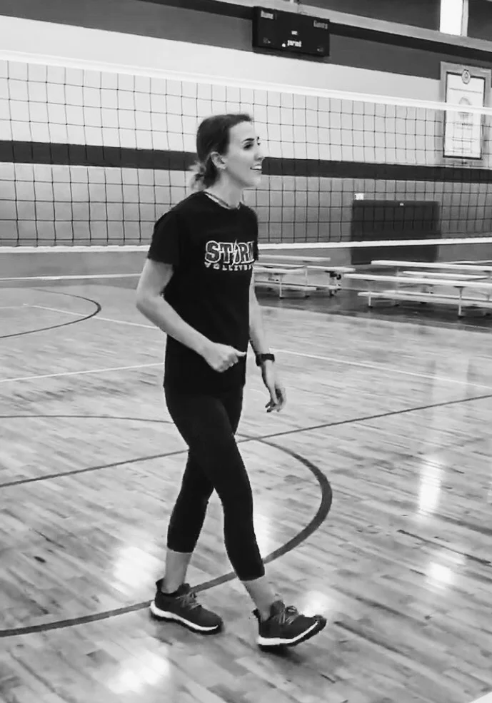 Caught mid-action! Private lessons get me pumped up (just like in this picture) and add a lot of joy to my life.