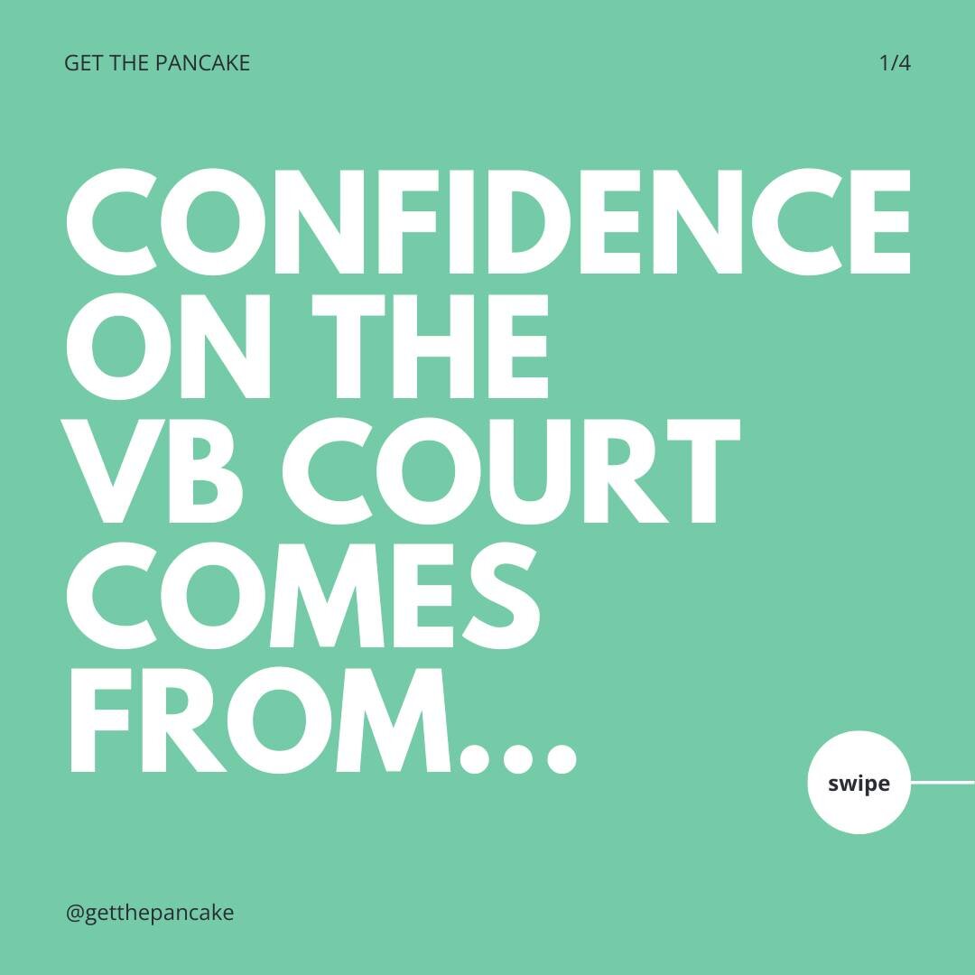 We all want confident athletes... but where does confidence come from? 🤔

#volleyball #volleyballcoach #getthepancake