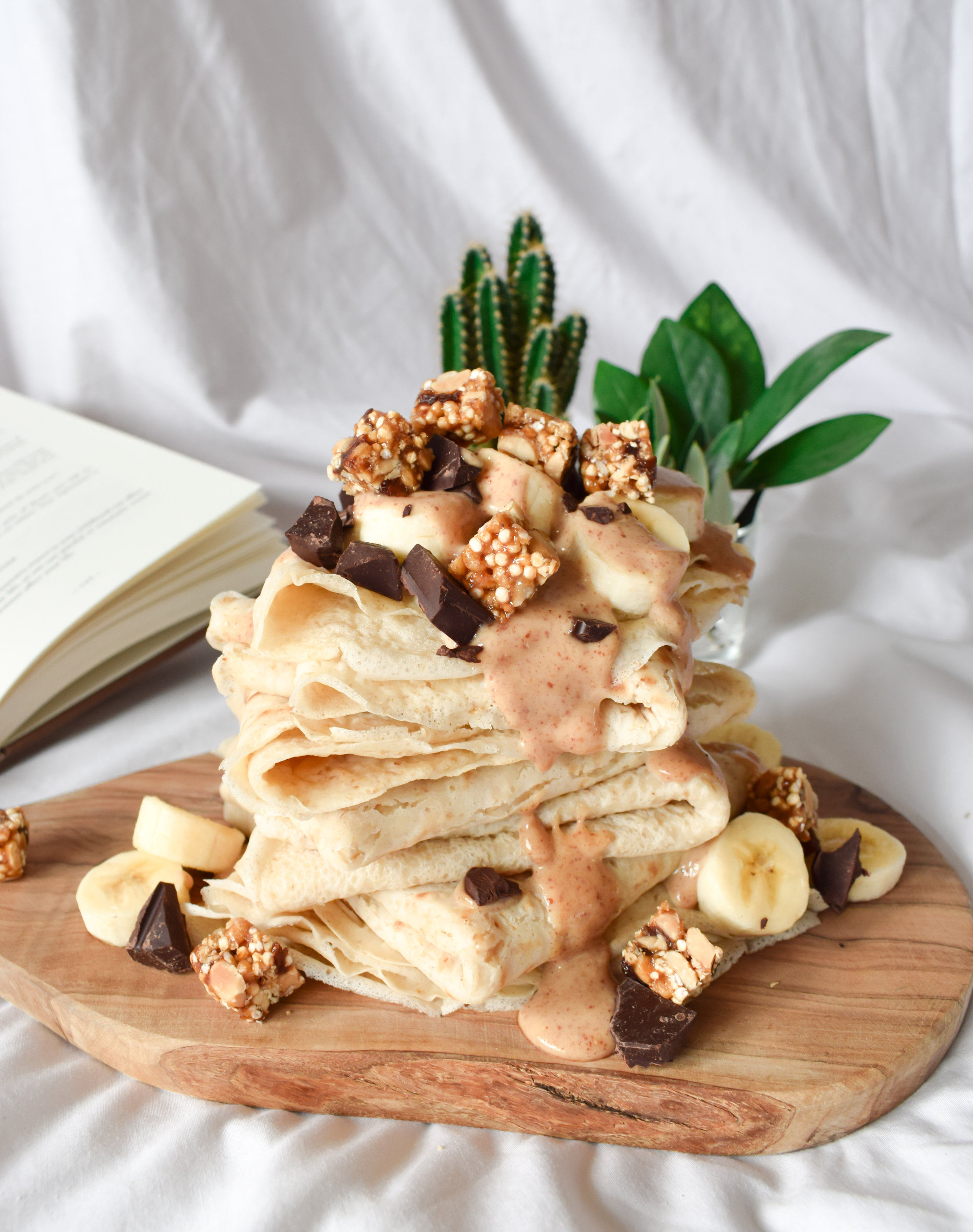 Perk!er Nut Butter Crepe Stack