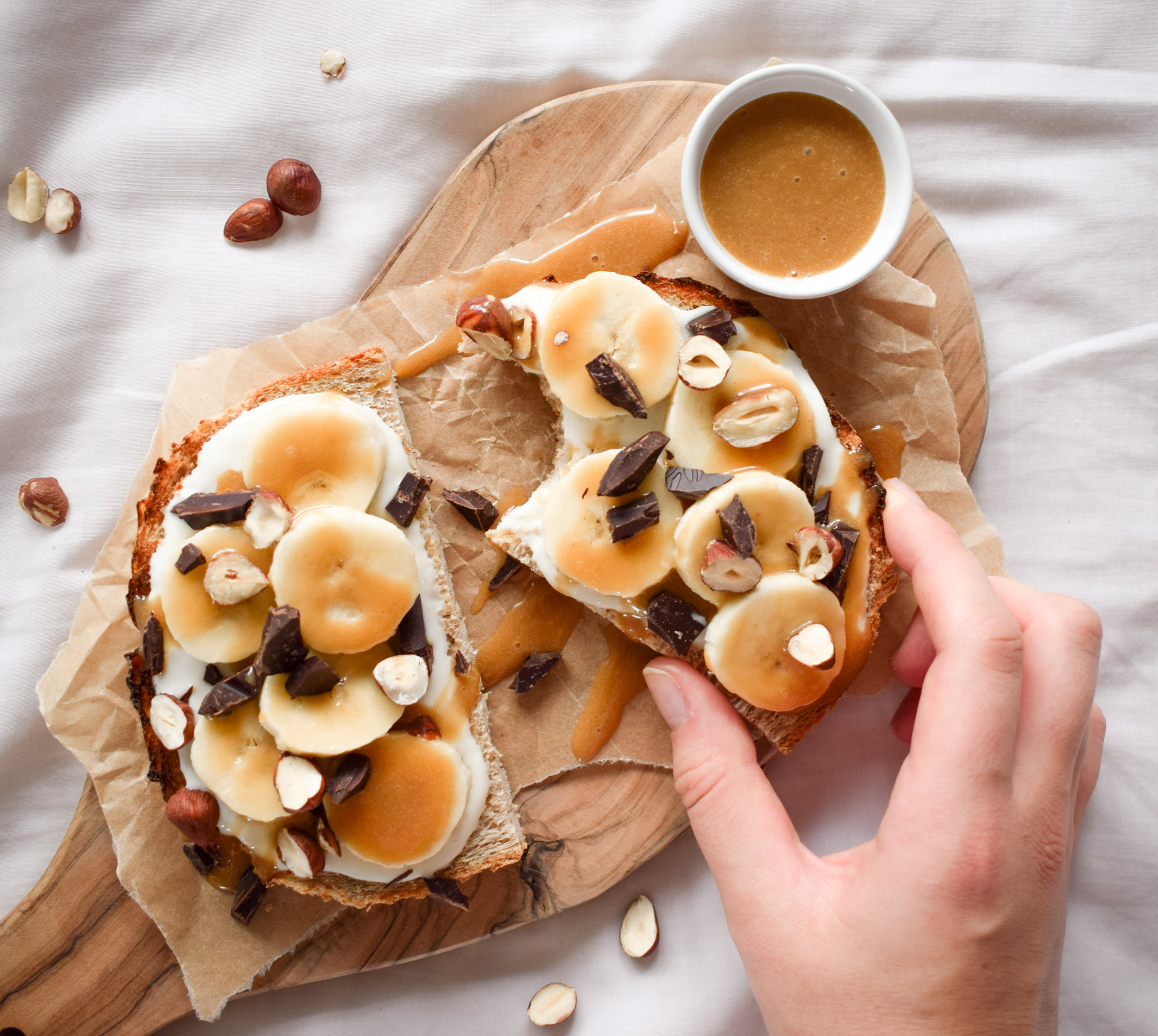 Caramel Breakfast Toasts