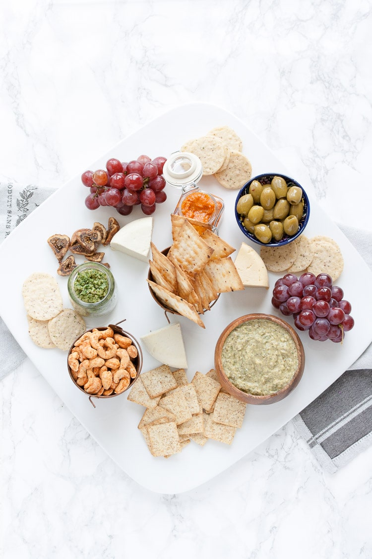 Vegan Cheese and Dip Platter