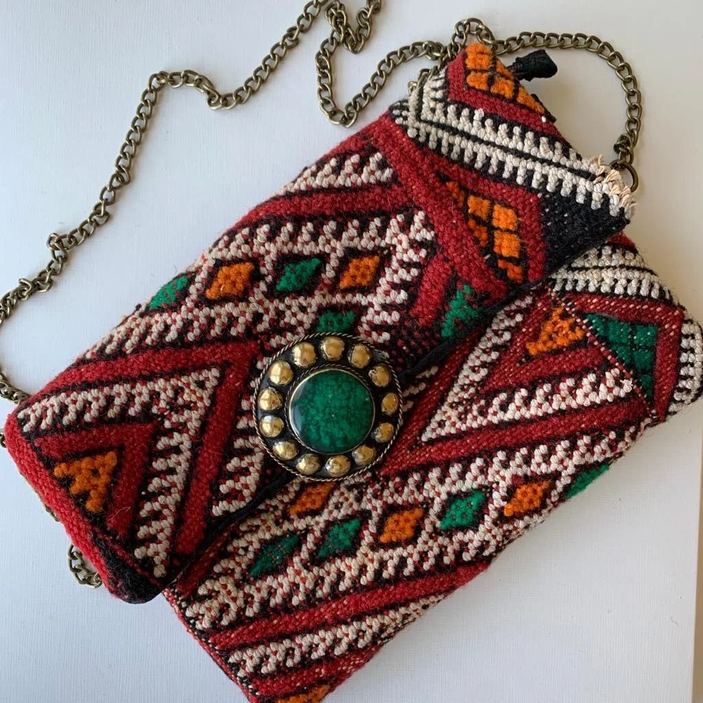 Red Moroccan Purse