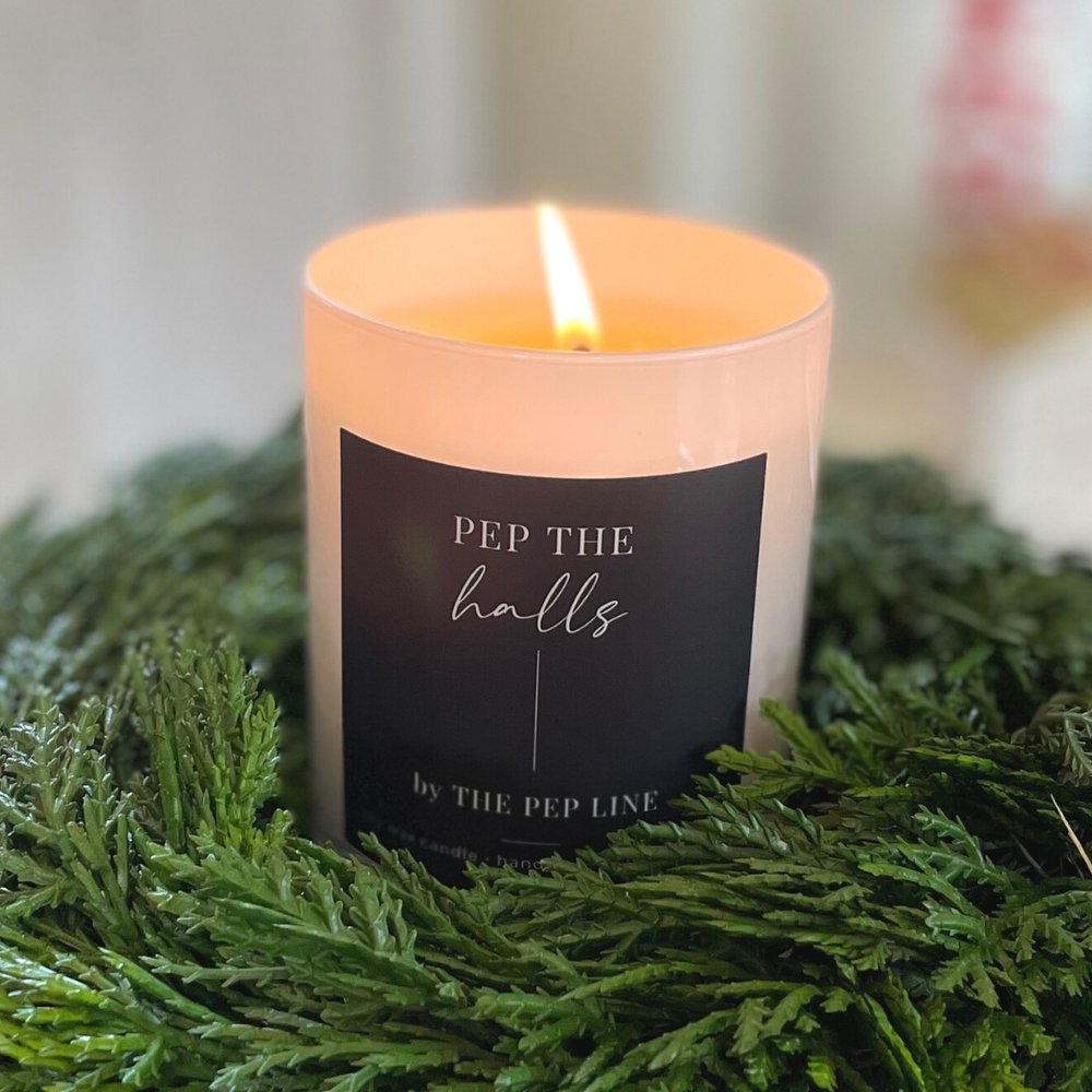 PEP THE HALLS CANDLE