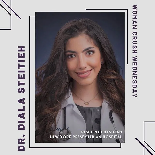 What better way to kick off our #WomanCrushWednesday series than to introduce and express our gratitude to the incredible Dr. Diala Steitieh, @94_diala, who is tackling the front-lines of COVID-19 in NYC. Learn more about @94_diala&rsquo;s story belo