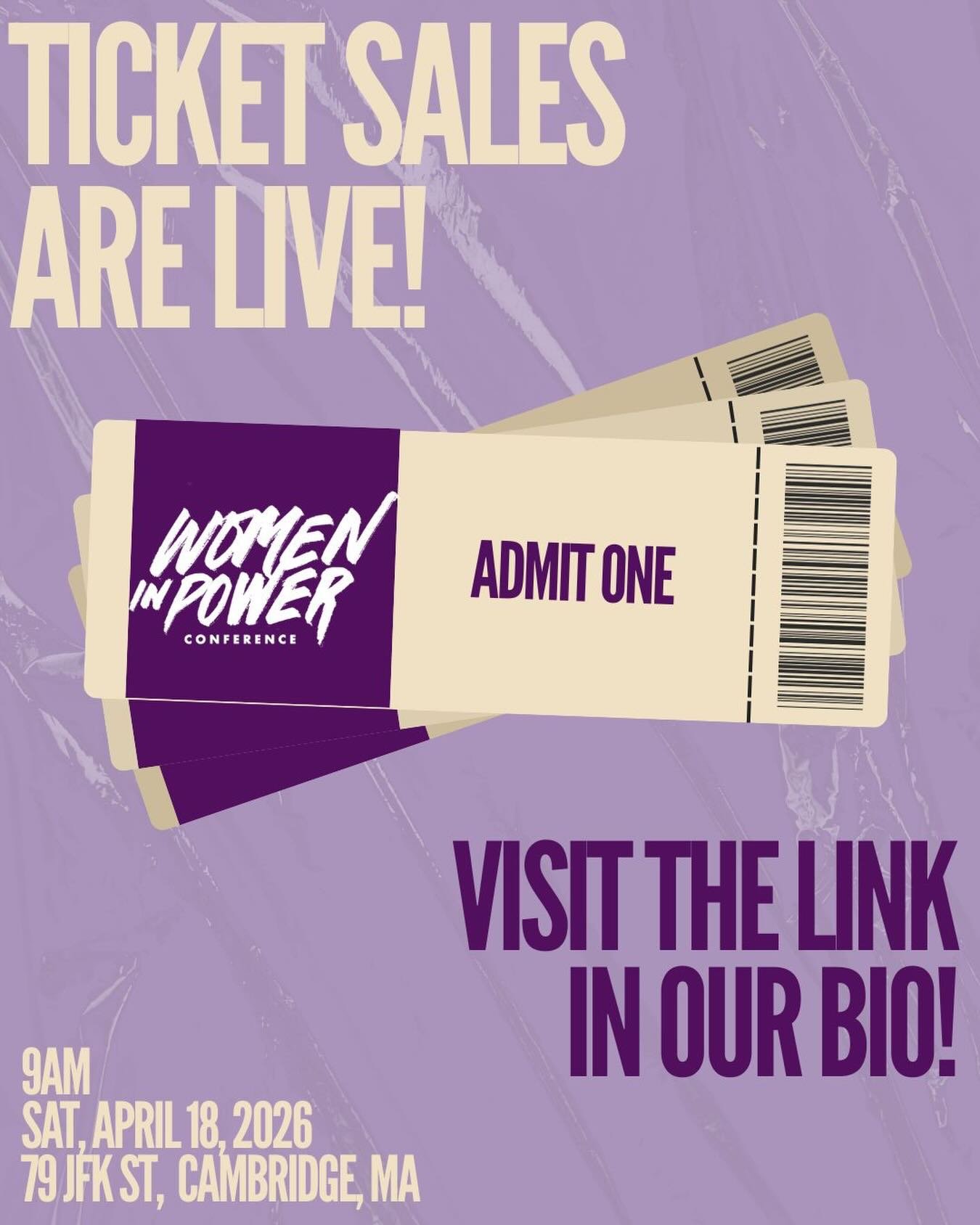 Early bird tickets are LIVE for the Women in Power Conference at the Harvard Kennedy School! Get ready for a day of inspiring speakers, powerful conversations, and hands-on workshops focused on women&rsquo;s leadership, empowerment, and equity ✨

Gra