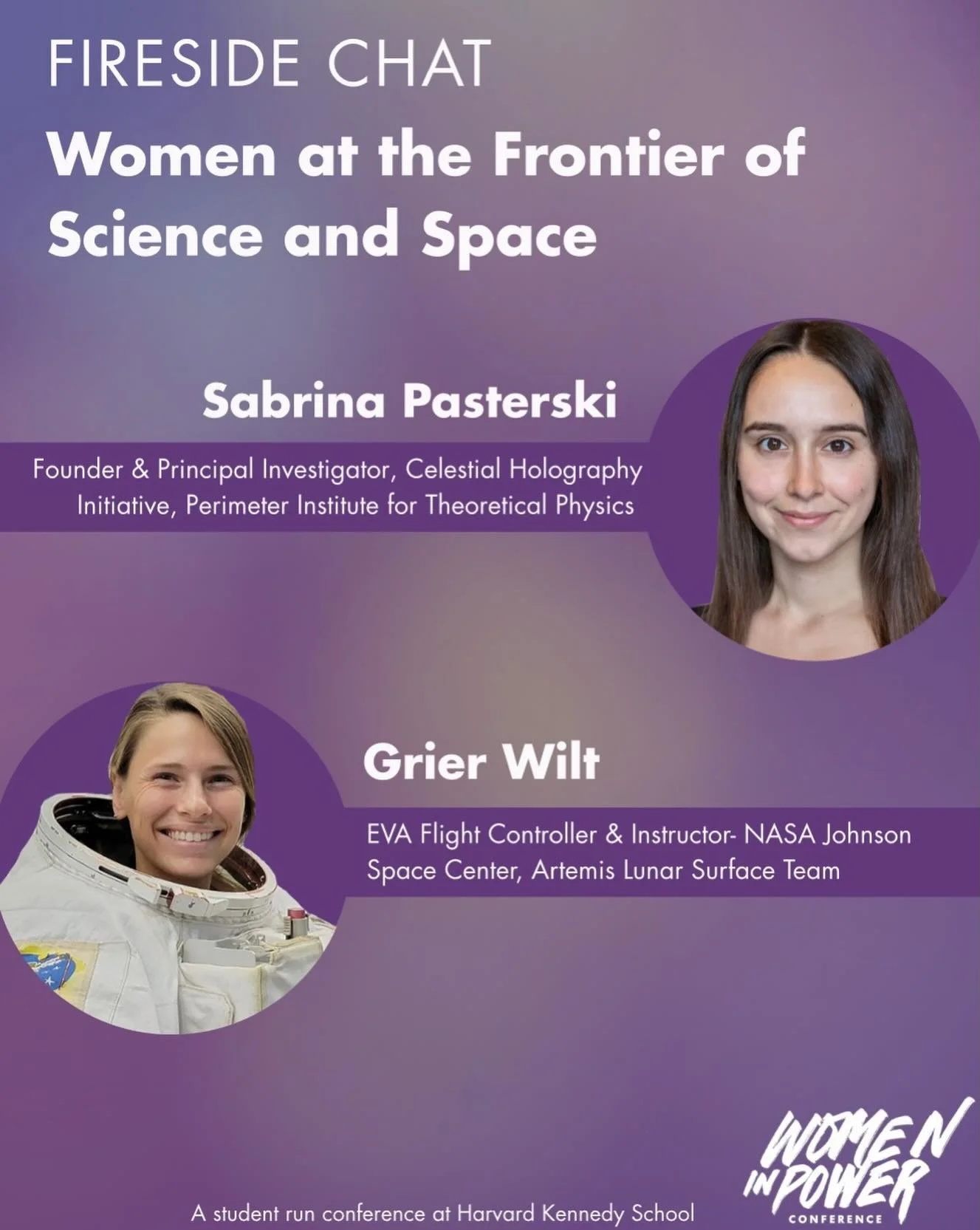 ✨🚀🌎Now that Artemis II has safely splashed back down on earth, we feel that now is the perfect time to announce this cutting edge panel about women at the frontier of science and space. Truly showcasing power beyond the podium✨🚀🌎