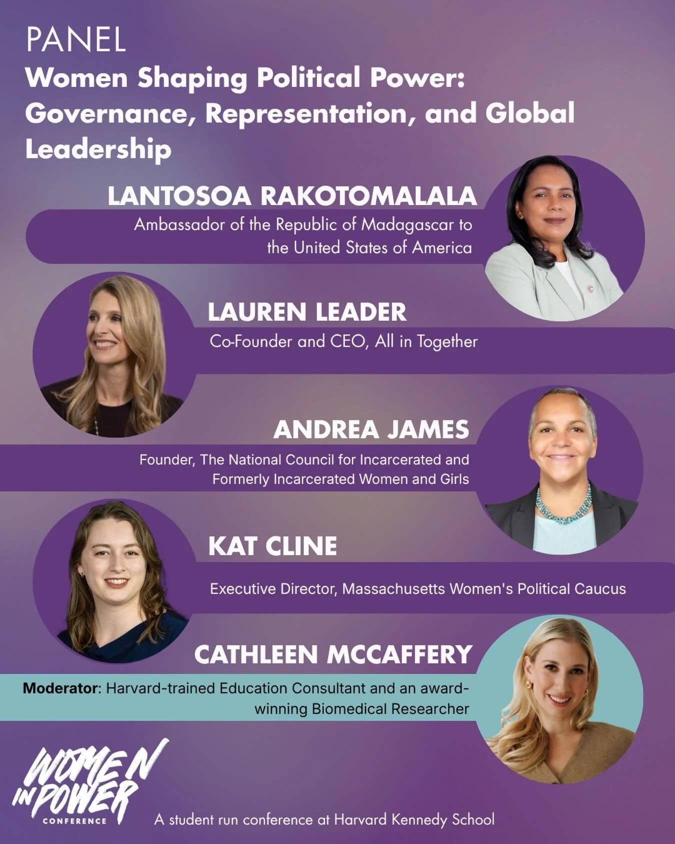 What does it mean to lead when the stakes are global and the seat at the table was never guaranteed?
This panel brings together ambassadors, advocates, and organizers who have navigated the intersections of politics, power, and representation &mdash;