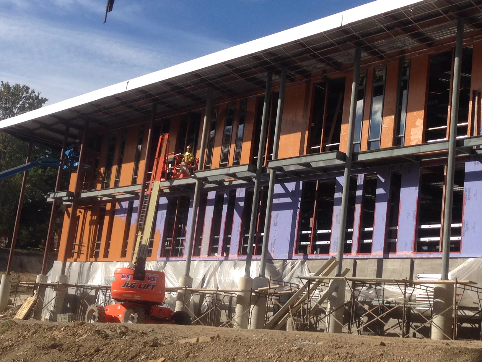 Frick Environmental Center - Fluid Applied Air Barrier