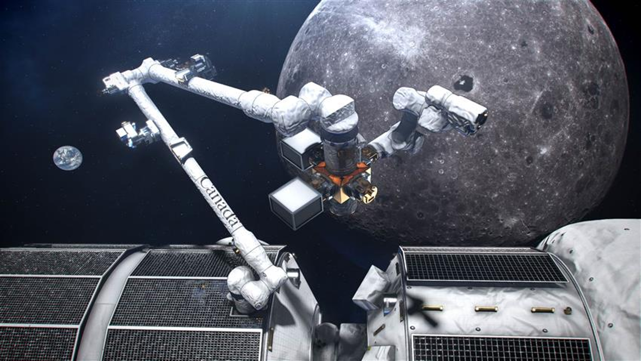 Canadarm3 in Space - Artist's Conception