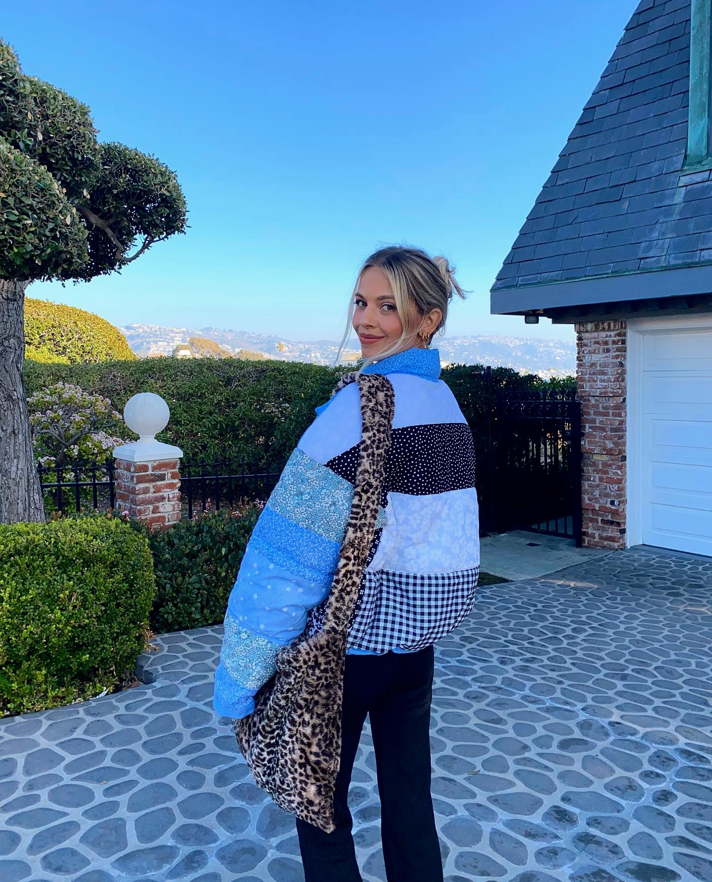 Baby Blue Patchwork Puffer Aaron Asunsolo