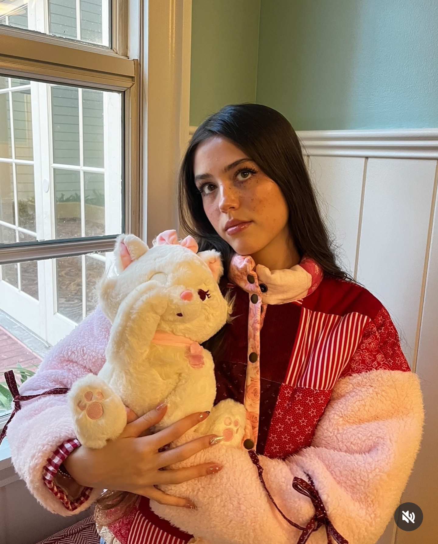 Red & Pink Coat — A/ASUNSOLO