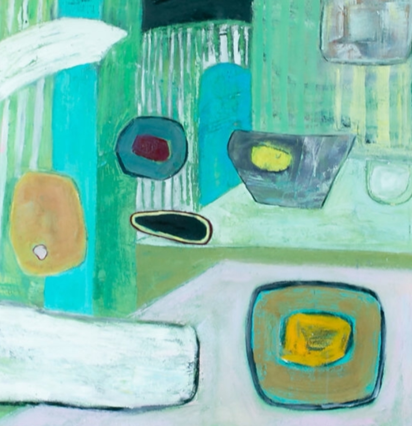 Drifting | Oil and Sand on Canvas | 100 cm x 100 cm