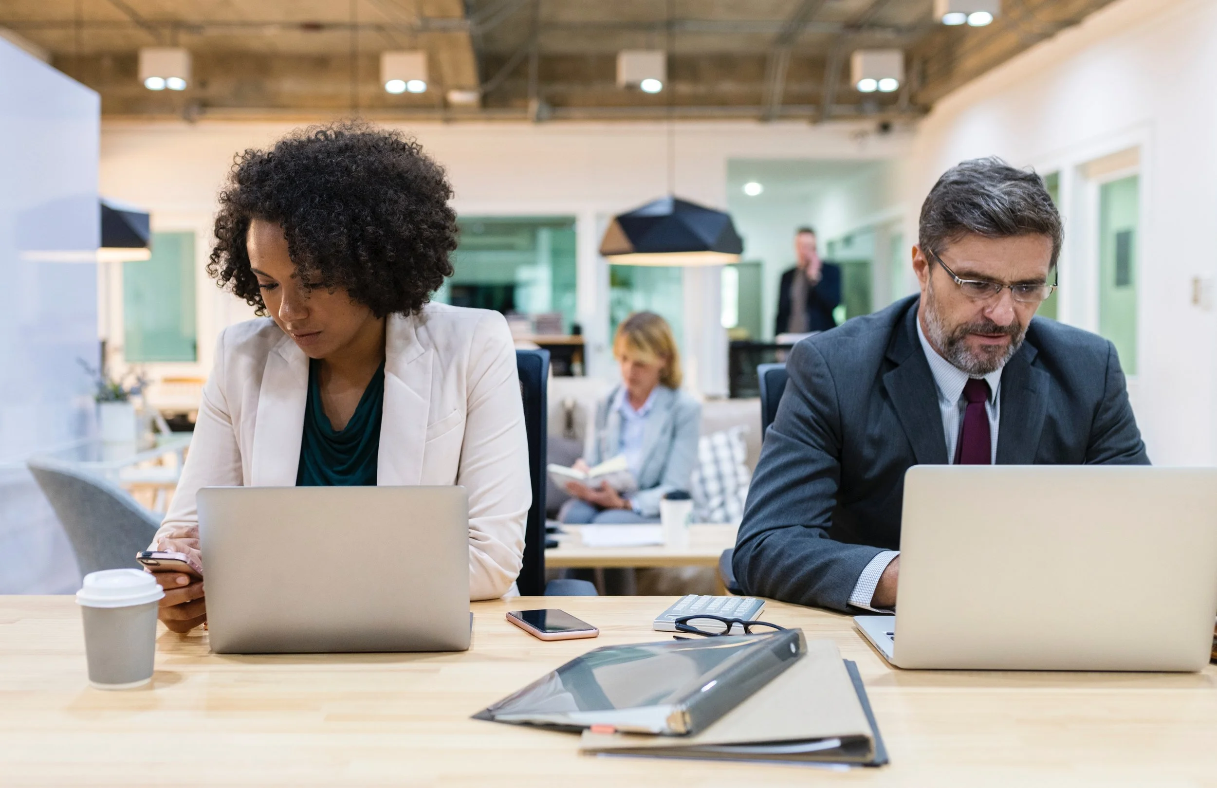 How are large organizations using coworking?
