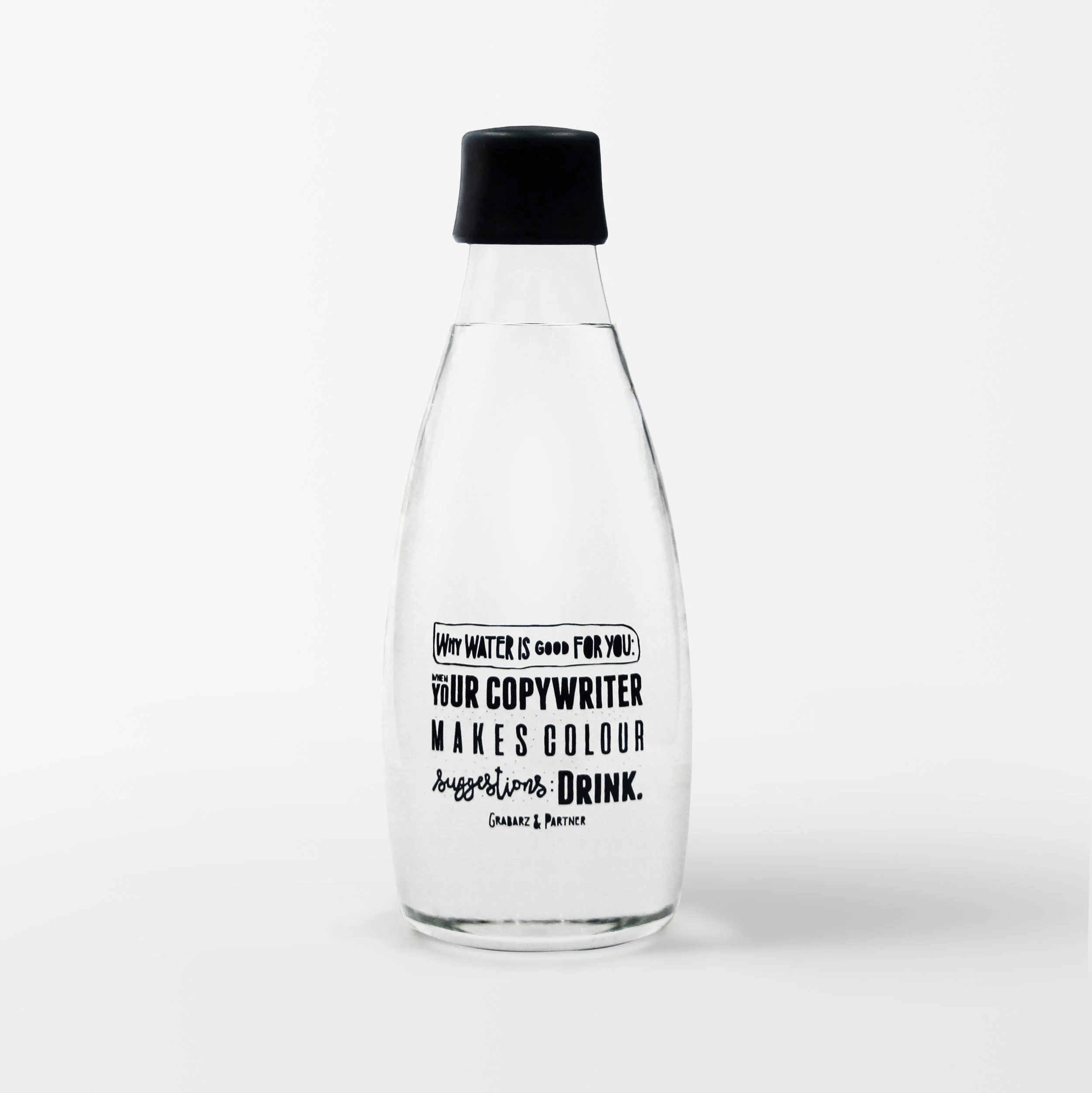Why water is good for you: when your copywriter makes colour suggestions: Drink.