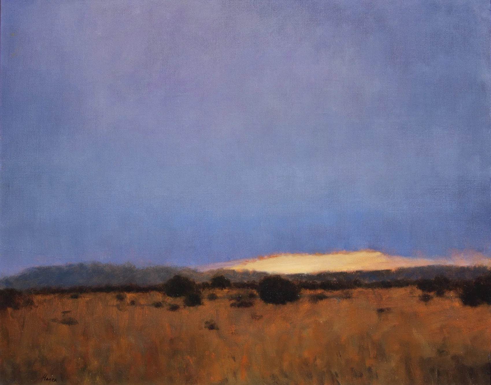 Galisteo Sunset • 24" x 30" • Oil