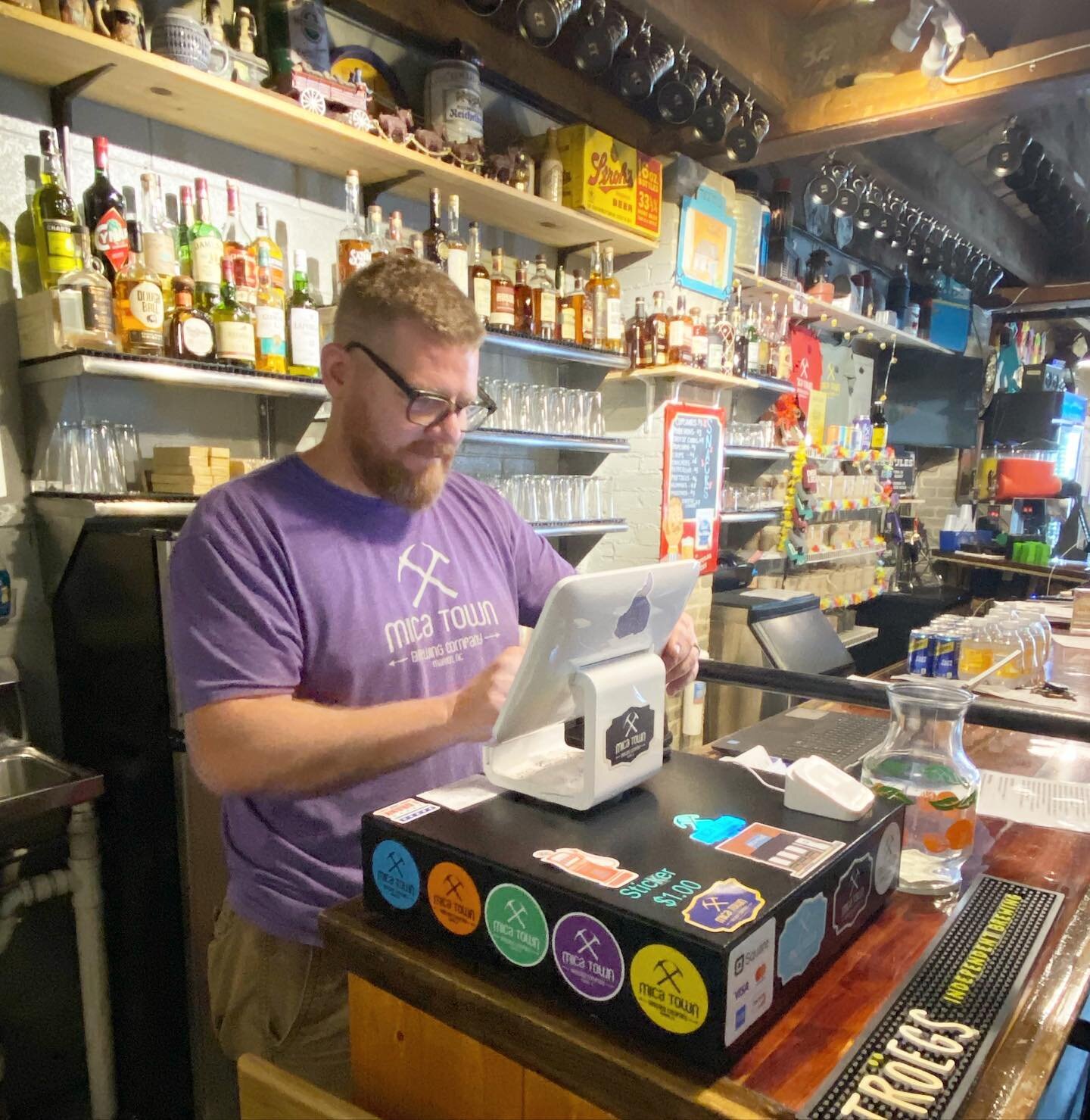 Tuesdays are always best spent at Mica Town, just ask Jason. He&rsquo;s hard at work adding to our top shelf liquor options at our downtown Marion taproom. Definitely keep an eye on that shelf, it just keeps getting better!
🥃
Get ready to pucker and