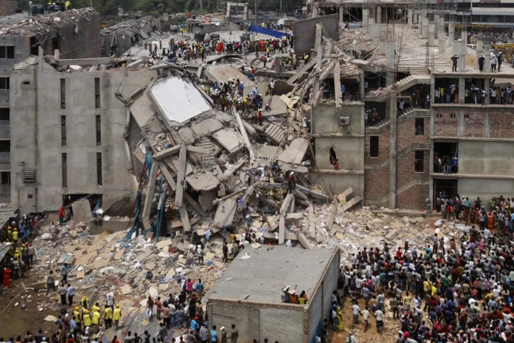Rana Plaza Building Collapse. April 24th 2013. Bangladesh