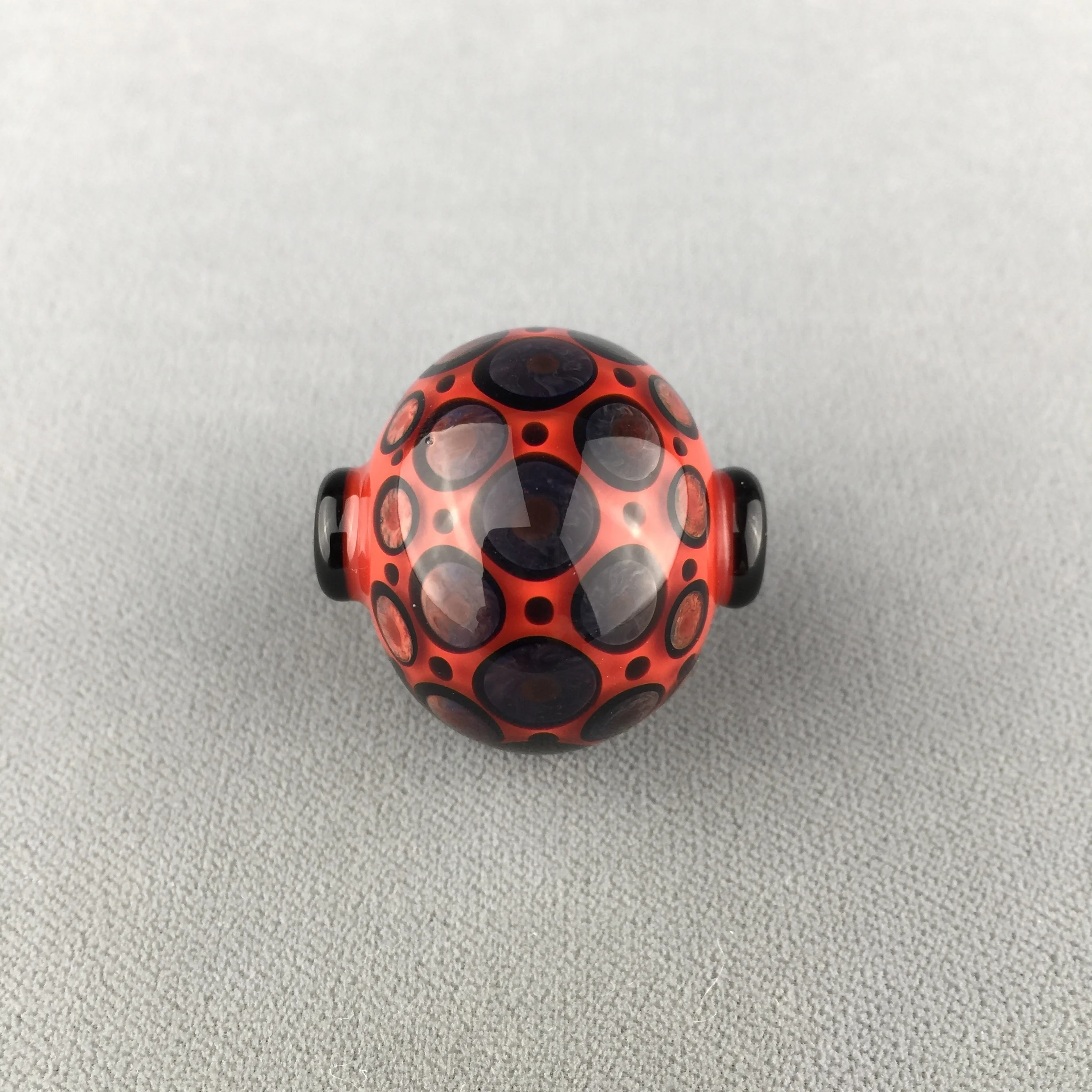 Red-Orange Dot Matrix Bead