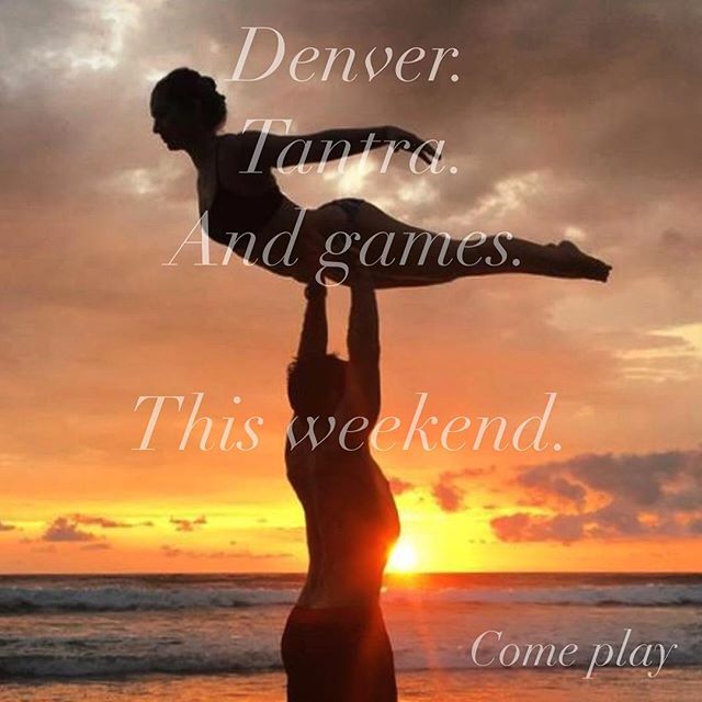 And here we go! Flying out tomorrow for two days in Denver at @samadhiyogadenver. We&rsquo;re gonna go deep, and we&rsquo;re gonna laugh while we&rsquo;re down there. Come play!
#warrior1 #playandalliscoming #tantra #notjustasanas