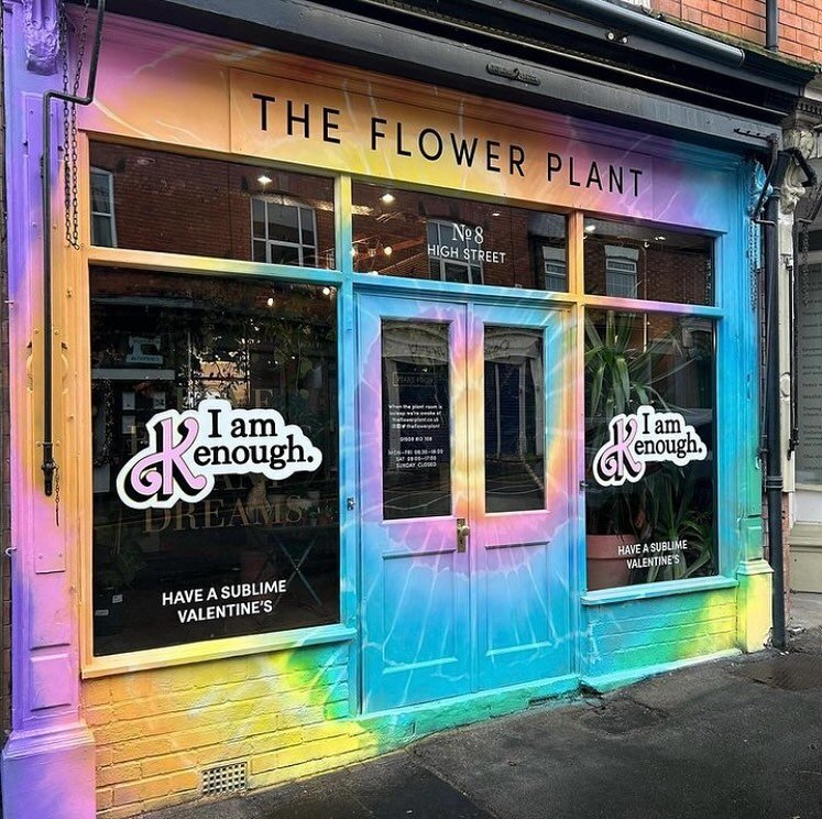 Another feel good frontage for the lovely people at @theflowerplant this time ahead of their Valentine&rsquo;s Day range being released. 

Inspired by the fabulous tie dye colourful explosion that is Ken, as played by Ryan Gosling in last year&rsquo;