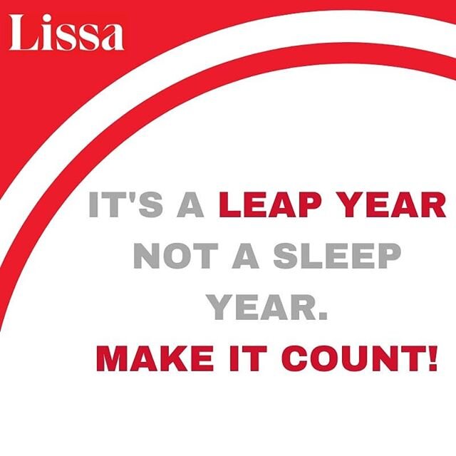 Stay strong and healthy this leap year. Tag #LissaHealth in your posts and stories to get featured. 
#leapyear #leapyear2020 #leapday #leapday2020 #leap #leapoffaith #happyleapyear