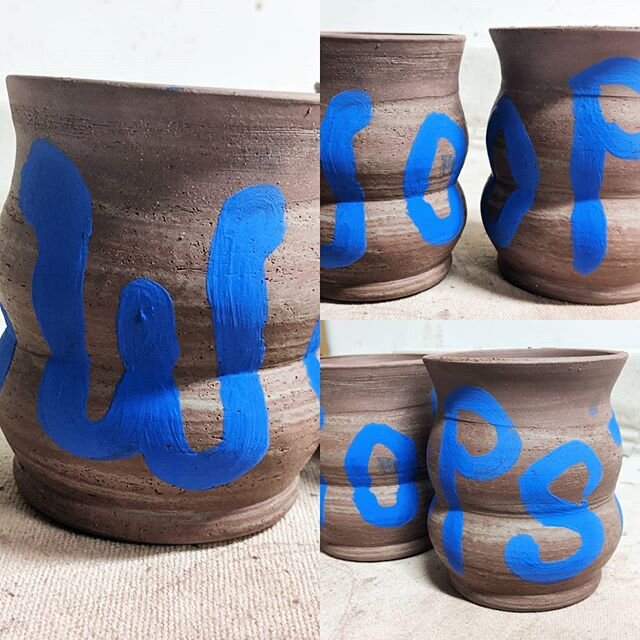 Woops, bad lighting. Going to carve these up later. Nice little drinking vessels.

#thirdeyeceramics #pottery #instapot #woops #nomistakes #happytrees