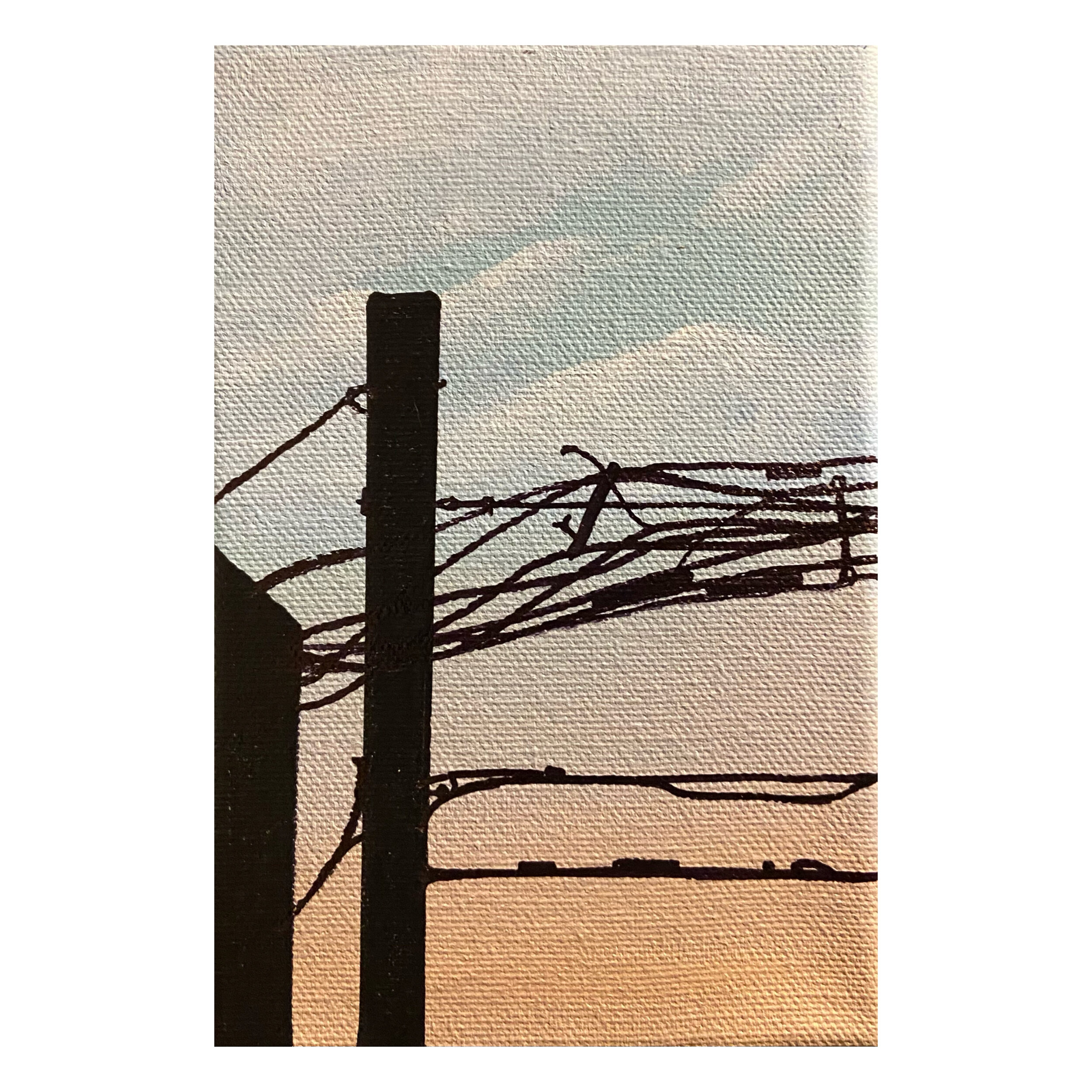 🔴 Power Line Painting Study