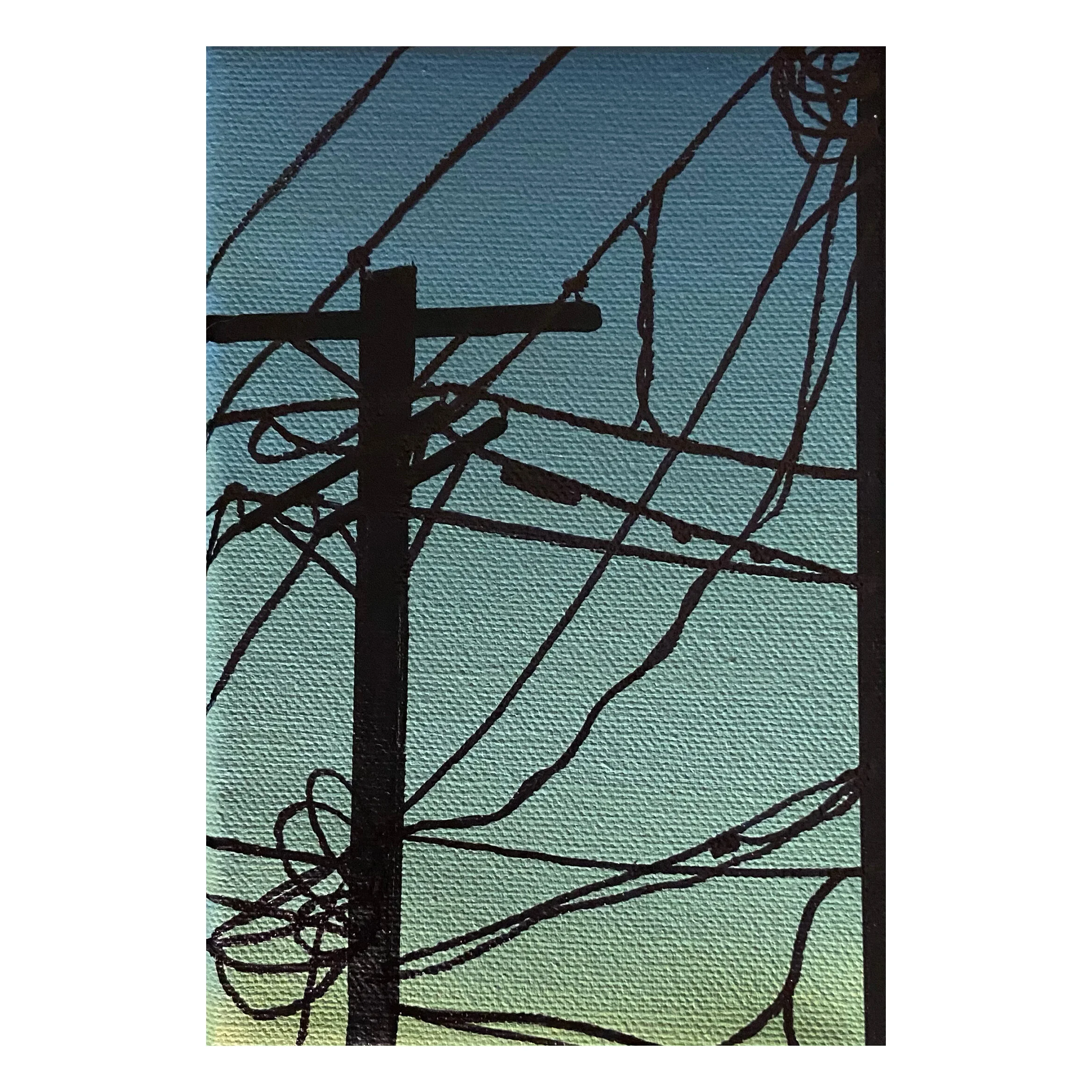 🔴 Power Line Painting Study