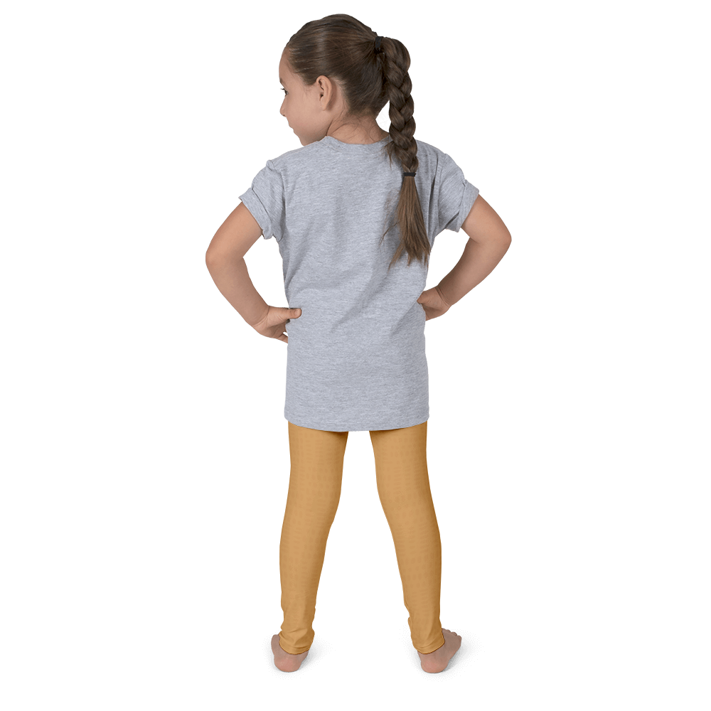 Kids_All-over-Leggings_Gold_BookPattern_mockup_Back_Girl-with-long-t-shirt_White.png
