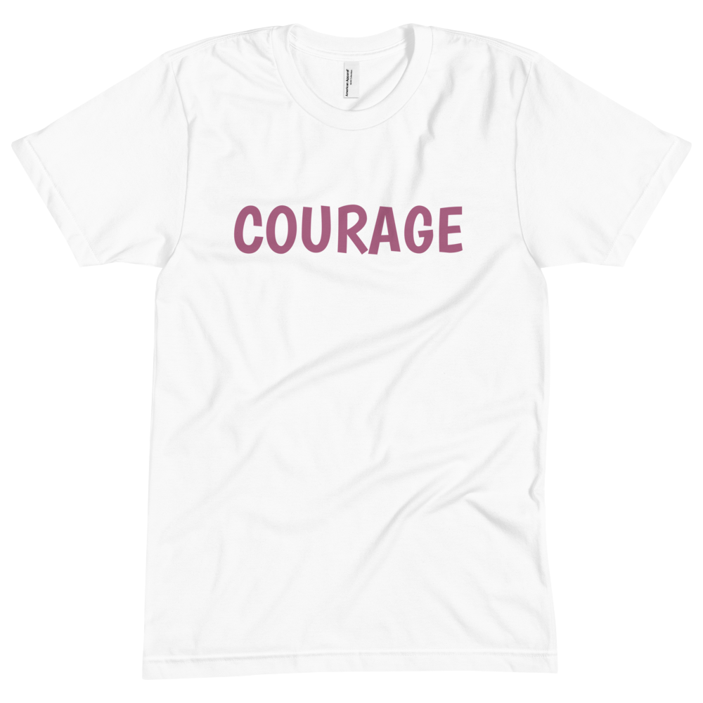 Courage men's t-shirt — Simone Shines DC